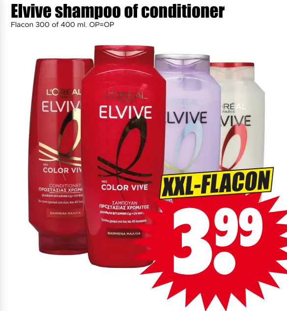 Aanbieding: Elvive shampoo of conditioner