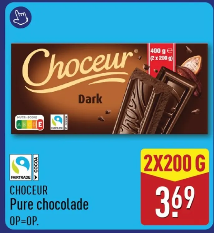 Aanbieding: Pure chocolade