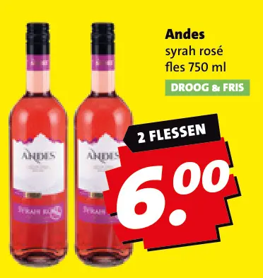 Aanbieding: Andes Syrah rosé