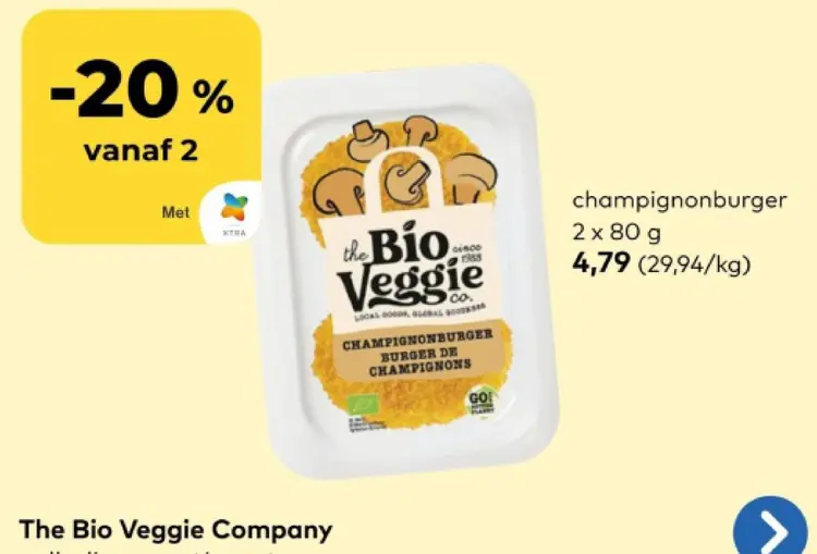 Promotie: champignonburger