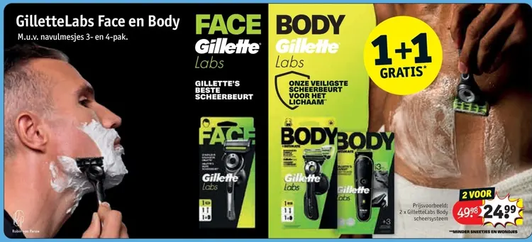 Promotie: GilletteLabs Face en Body