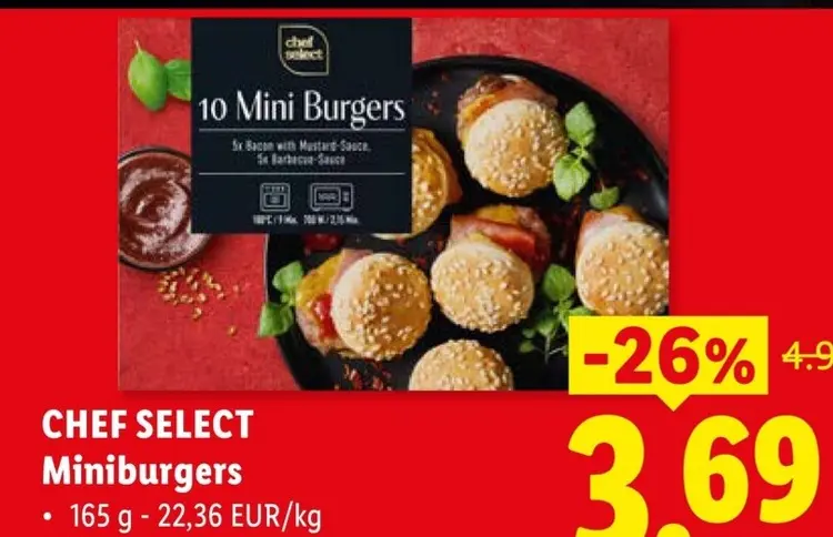 Promotie: Miniburgers