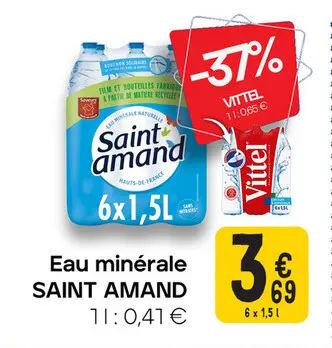 Offre: Eau minérale SAINT AMAND
