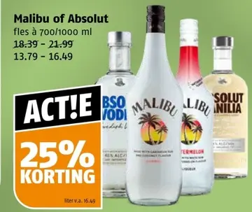 Aanbieding: Malibu of Absolut