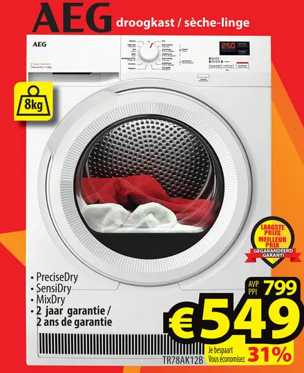 Offre: droogkast / sèche-linge