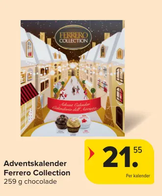 Aanbieding: Adventskalender Ferrero Collection