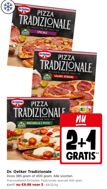 Promotie: Pizza Tradizionale