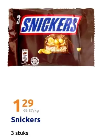 Aanbieding: Snickers