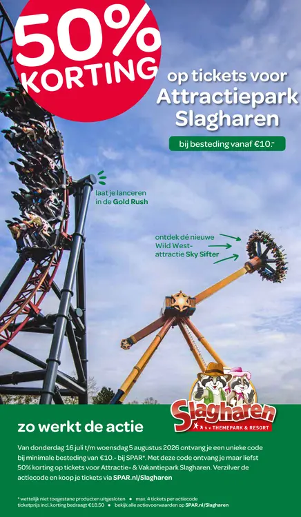 Aanbieding: Attractiepark Slagharen