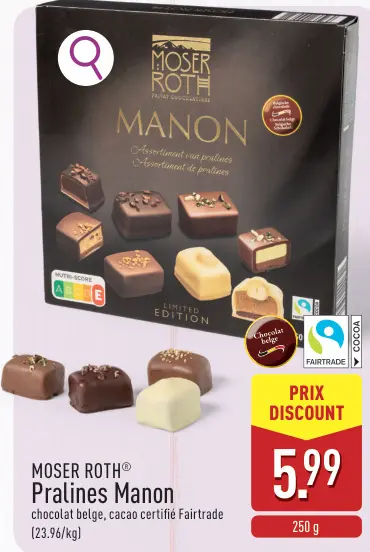 Offre: Pralines Manon