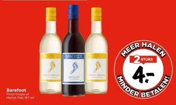 Aanbieding: Pinot Grigio of Merlot Fles