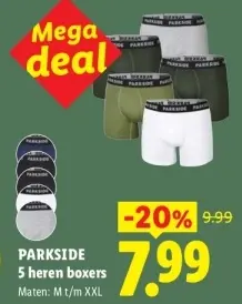 Aanbieding: 5 heren boxers