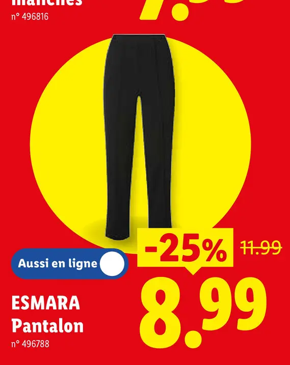 Offre: Pantalon