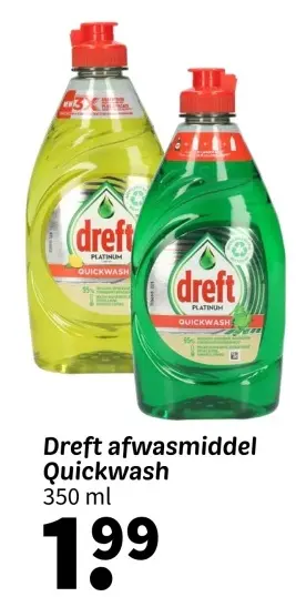 Promotie: Afwasmiddel Quickwash