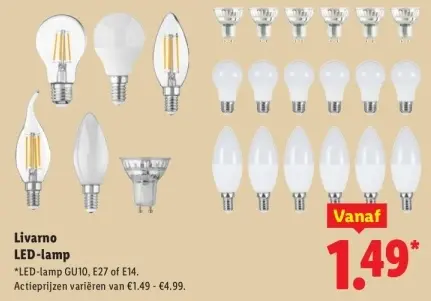 Aanbieding: LED lampen