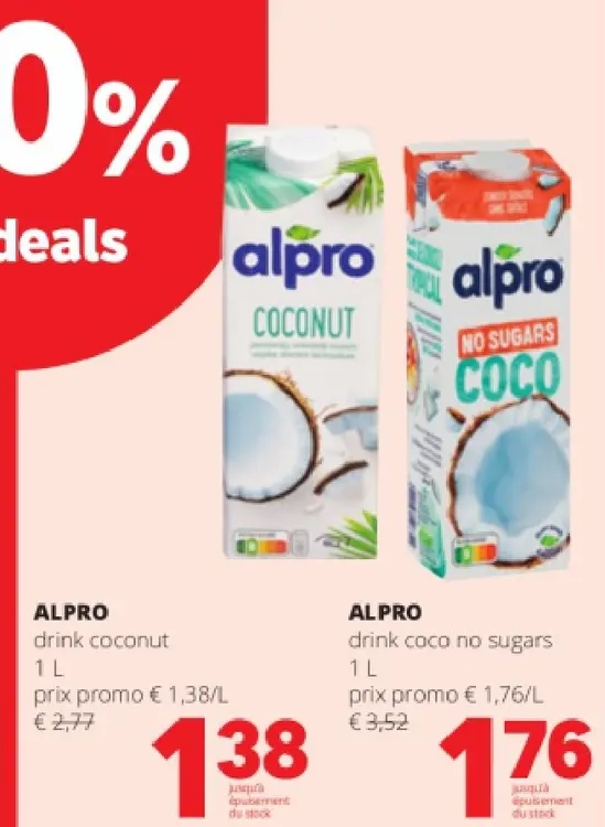Offre: drink coconut