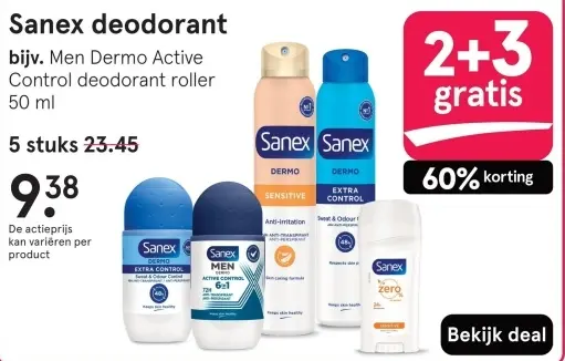 Aanbieding: Sanex deodorant