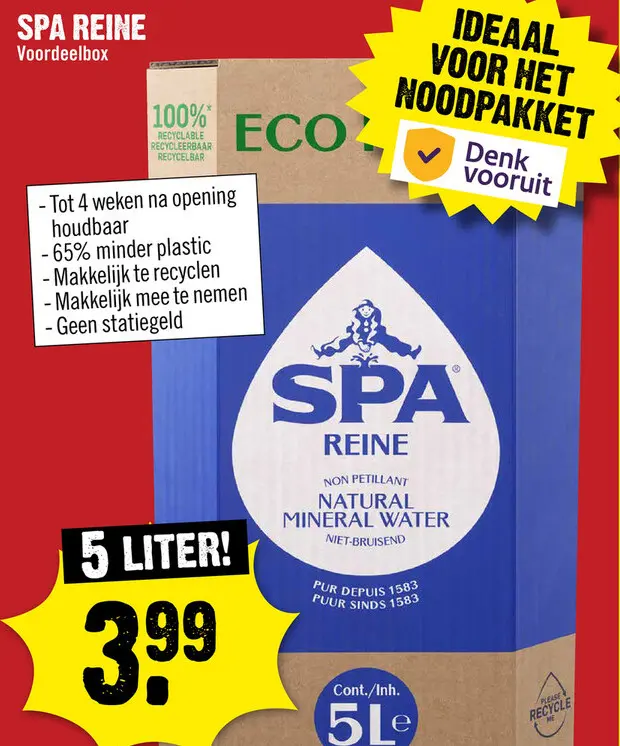 Aanbieding: SPA REINE Voordeelbox