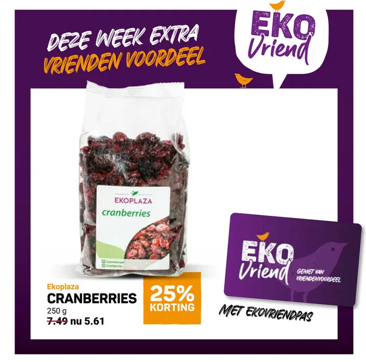 Aanbieding: Cranberries