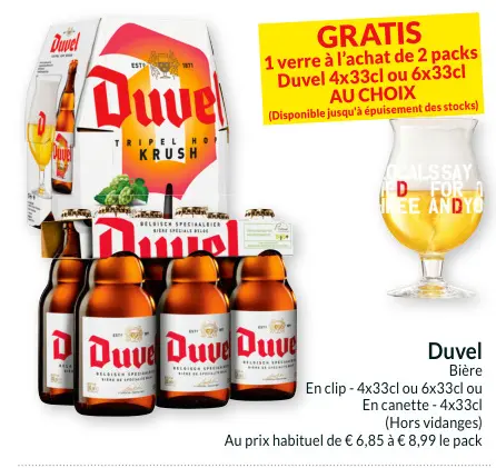 Offre: Duvel Bière