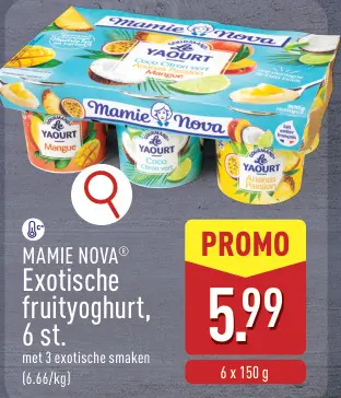 Promotie: Exotische fruityoghurt