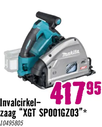 Aanbieding: Accu invalcirkelzaag XGT SP001GZ03 **gratis accu**