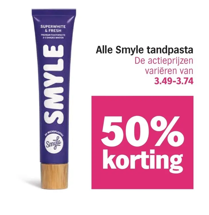 Aanbieding: Alle Smyle tandpasta