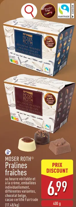 Offre: Pralines fraîches