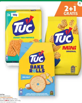 Offre: LU Tuc Bake Rolls Sea Salt