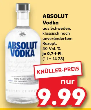 Aanbieding: Vodka