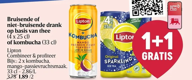 Promotie: Bruisende of niet-bruisende drank op basis va