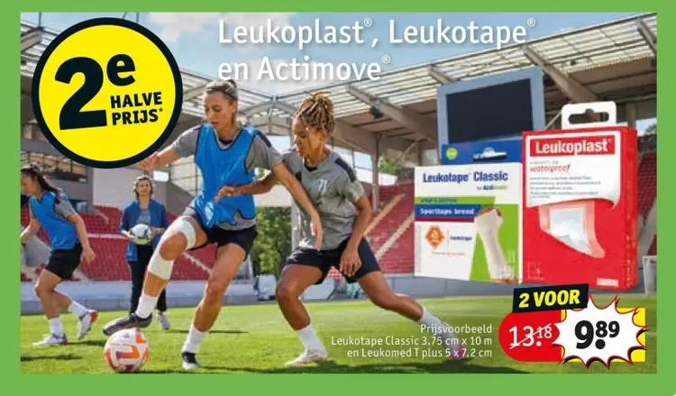Aanbieding: Leukoplast, Leukotape en Actimove