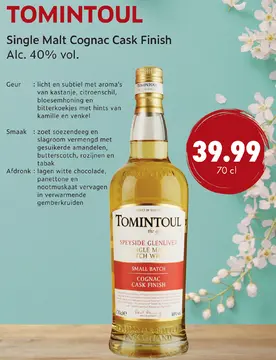 Aanbieding: TOMINTOUL