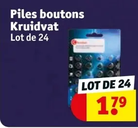 Offre: Piles boutons