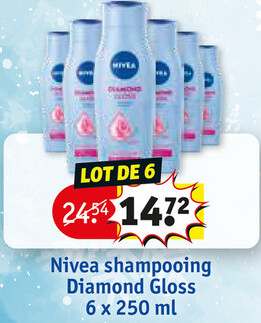 Offre: Nivea shampooing Diamond Gloss