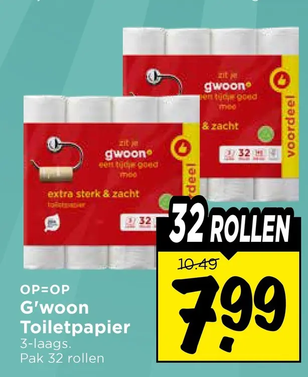 Aanbieding: Toiletpapier