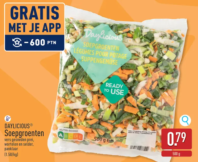 Promotie: Daylicious® Soepgroenten