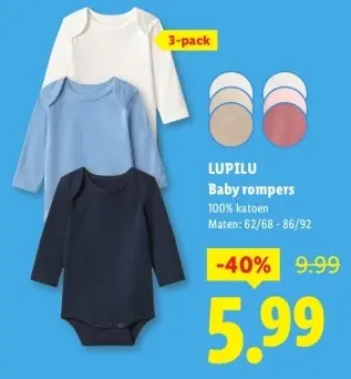 Aanbieding: Baby rompers