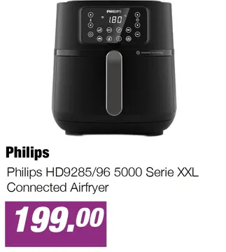 Aanbieding: Philips HD9285/96 5000 Serie XXL Connected Airfryer