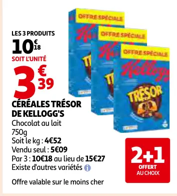 Offre: Céréales trésor