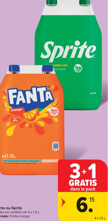 Offre: Fanta ou Sprite