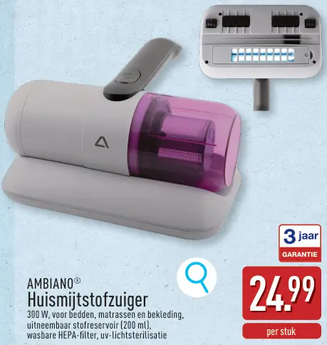 Promotie: Huismijtstofzuiger