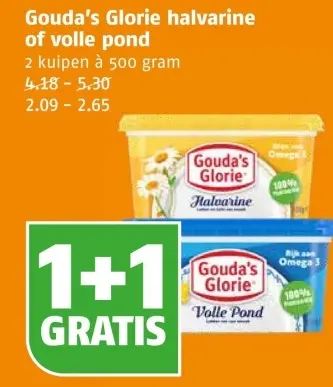 Aanbieding: Halvarine of volle pond