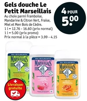 Offre: Gels douche