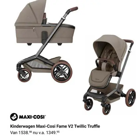 Aanbieding: Kinderwagen Maxi-Cosi Fame V2 Twillic Truffle