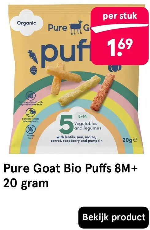 Aanbieding: Bio Puffs 8M+