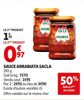 Aanbieding: Sauce arrabiata