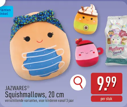 Promotie: JAZWARES® Squishmallows, 20 cm