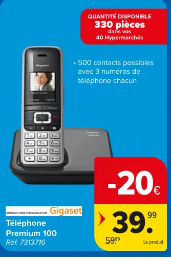 Offre: Téléphone Premium 100