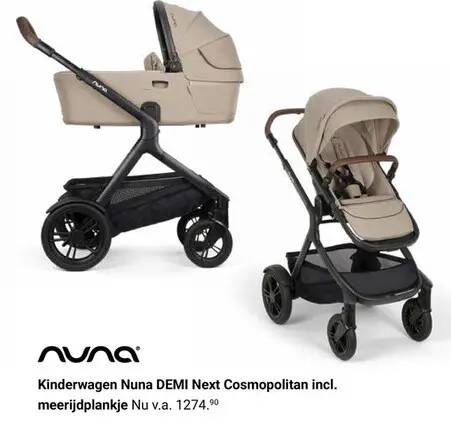 Aanbieding: Kinderwagen Nuna DEMI Next Cosmopolitan incl.